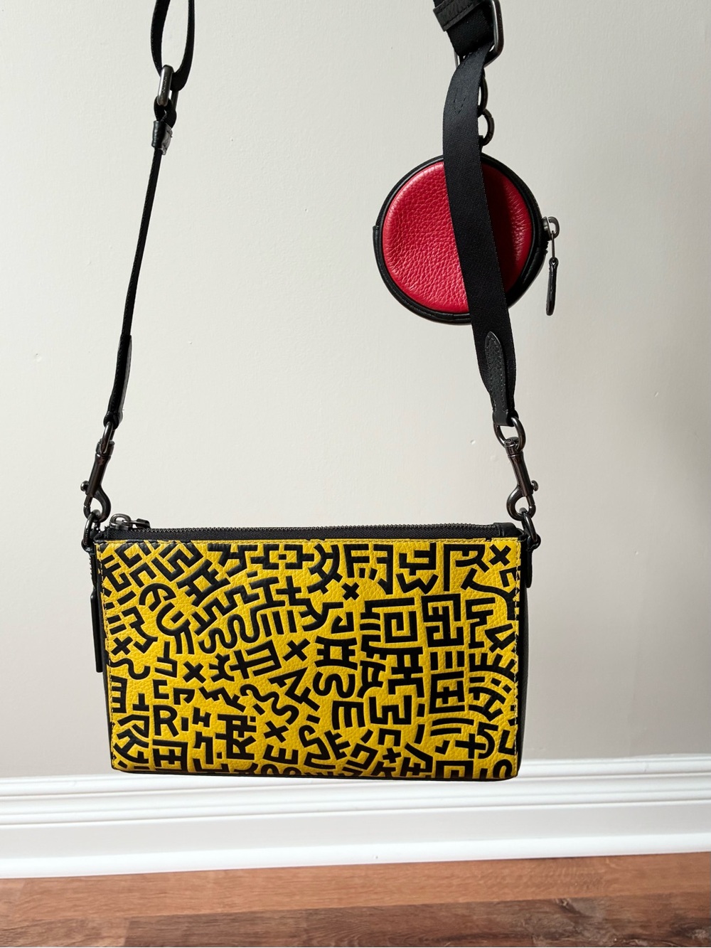 Coach x Disney Mickey Mouse x Keith Haring Holden Crossbody & Wallet SET C6911 - Picture 5 of 16